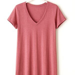 Universal Thread Pink V-Neck T-Shirt Dress – Size XL